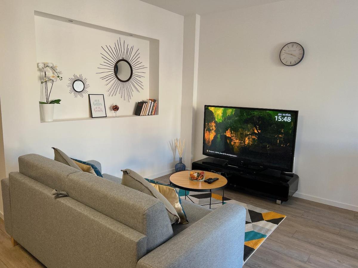 Accueillant T2 Renove Clim Centre Ville Terrasse Brive-la-Gaillarde Eksteriør billede